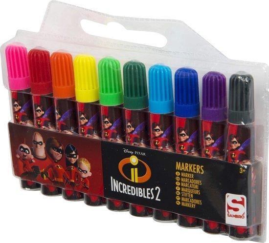 Incredibles Viltstiften - 10 stiften