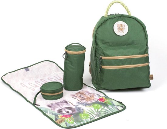 Booboh hippe luiertas rugtas groen