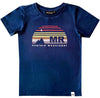 Stoere t-shirts van Moon Rebel voor jongens! Een mooie donkerblauwe kleur met een hippe sportieve print. 