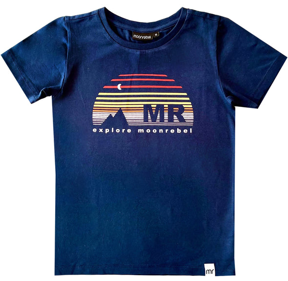 Donkerblauw T-shirt van Moon Rebel kinderkleding voor jongens 