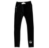 Bikerbroek van Moon Rebel in de kleur zwart. Unieke kinderkleding voor meisjes.