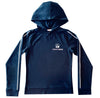 Donkerblauwe hoodie trui van Moon Rebel voor meisjes van 6 tot 14 jaar. 